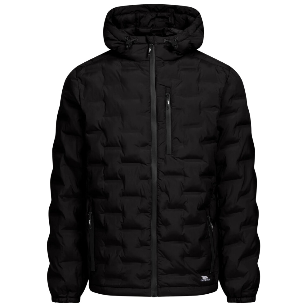 Trespass Men's Black Jaymes Waterproof Jacket In | : 3XL - Image 2