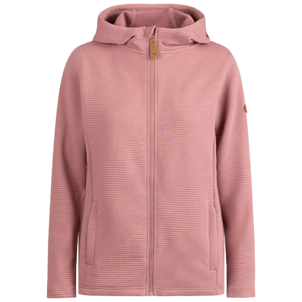 Trespass Women's Julane Full Zip Hoodie in Dusty Pink | Size: XS - Image 2
