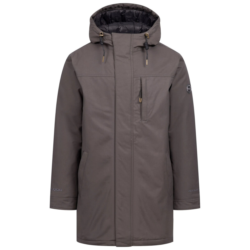 Trespass Men's Charcoal Macleod Dlx Padded Waterproof Jacket In | : Small - Image 2