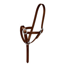 (One Size, Brown) Firefoot Leather Horse Headcollar