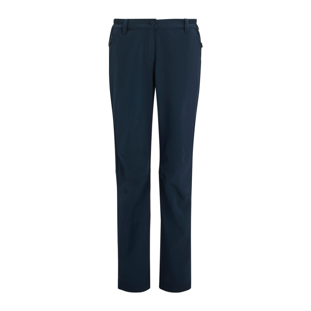 Regatta Women's Fenton Softshell Trousers Navy Size 8 UK L Water Repellent Relaxed Fit - Image 3