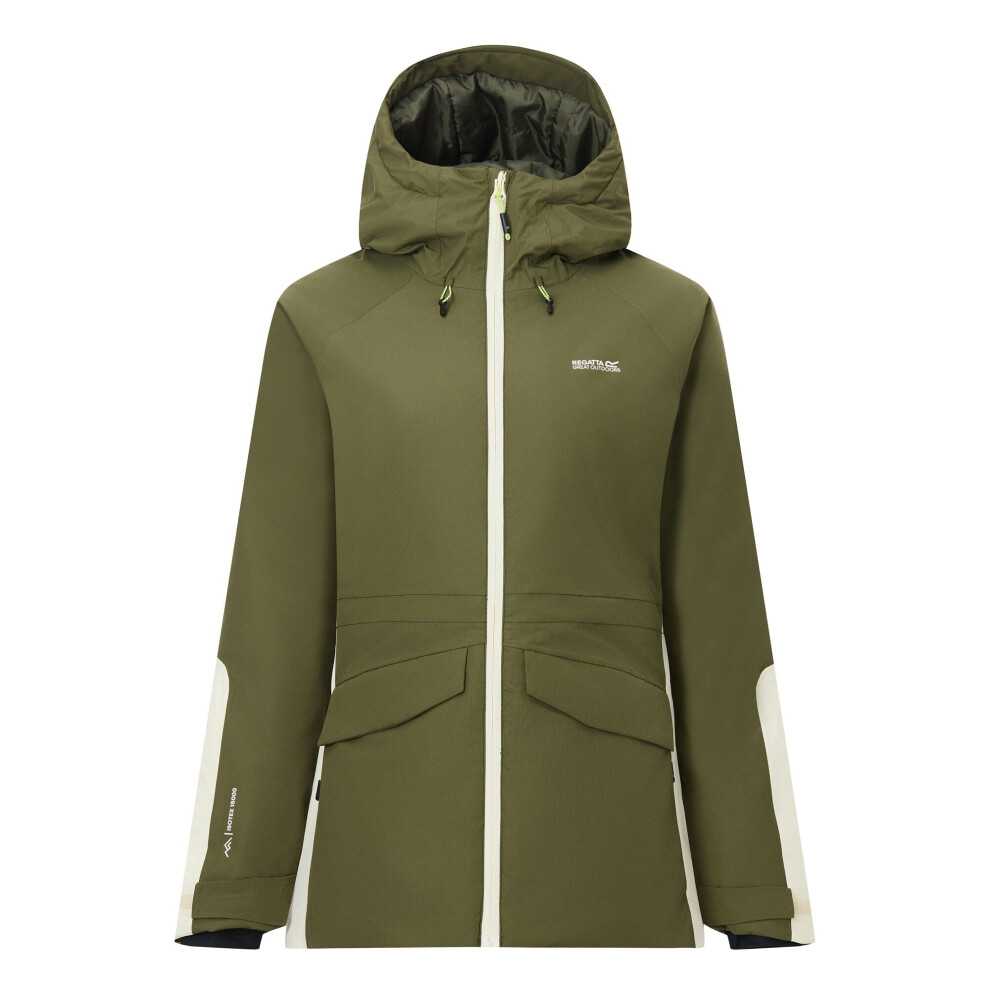 Regatta Women's Light / Marcia Insulated Jacket - Olive Night/ Vanilla - 20 Uk - Olive Night/ Vanilla - 100% Mixed - Image 2