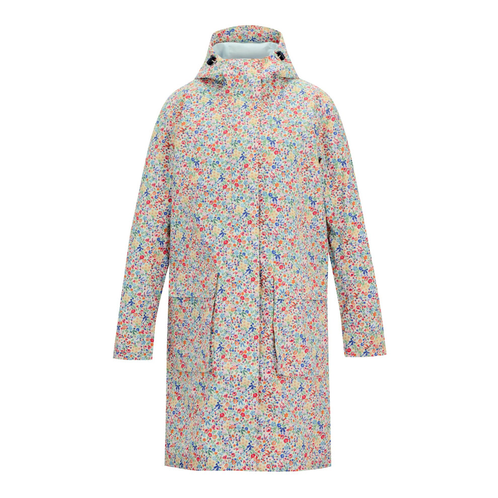 Joom Regatta Women's White / Cath Kidston Ditsy Floral Long Length Waterproof Jacket Cm - Image 3