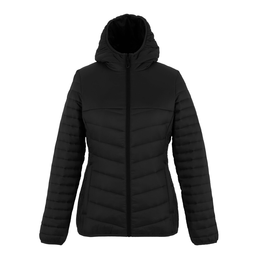 Regatta (20 Uk, Black) Womens/Ladies Loft Lite Baffled Hybrid Jacket
