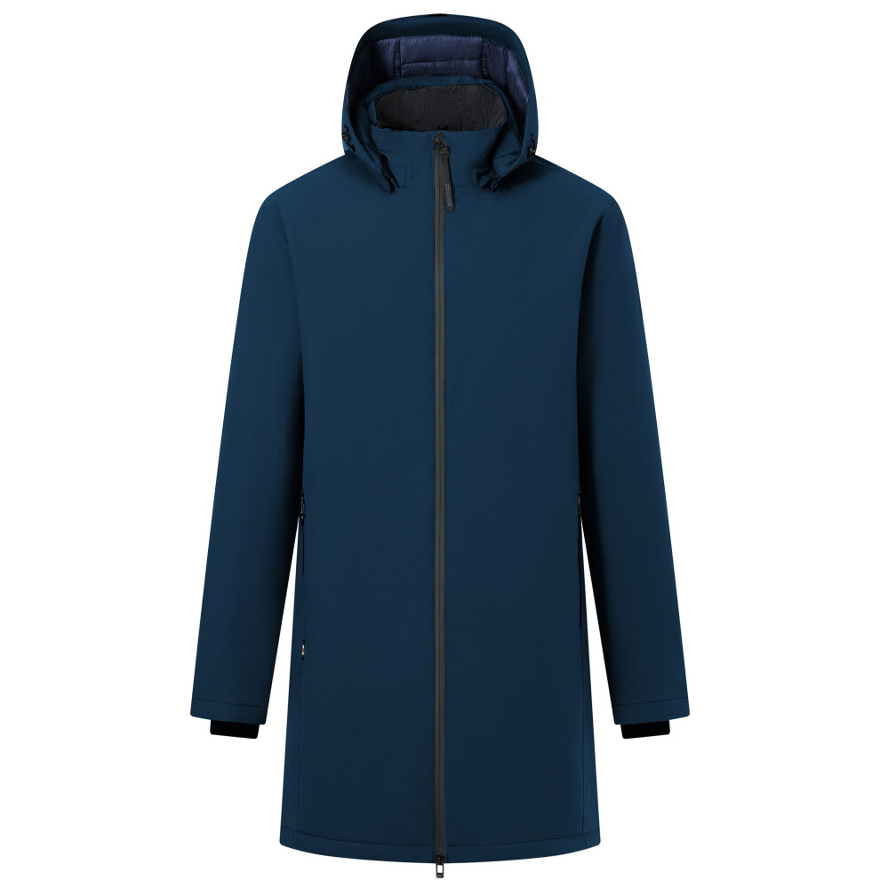 Regatta Merzen Insulated Waterproof Jacket for Men Navy XL Breathable Hooded Outdoor Coat with Taped Seams - Image 3