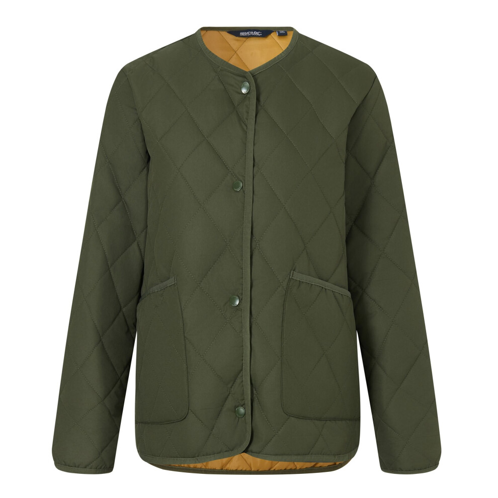 Regatta Women's Tan / Maia Quilted Padded Jacket - Size 16 - Image 3