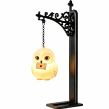 (Owl) Vintage Style Library Lantern Night Lamp,Craft Decorative Light with Soft Mild Glow for Bookshelf