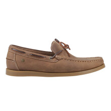 (9 UK, Tan) Cotswold Mens Slad Leather Boat Shoes