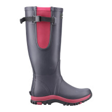 (5 UK, Navy/Pink) Cotswold Womens/Ladies Milton Adjustable Wellington Boots