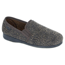 (13 UK Extra Wide, Brown) Sleepers Mens Joseph Checked Slippers