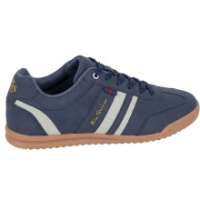 (11 UK, Navy/Grey) Ben Sherman Mens Feedback Faux Nubuck Trainers