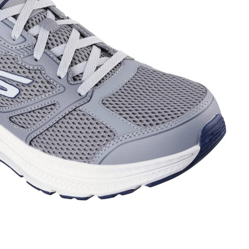 Skechers (6 UK, Grey) Skechers Mens Go Run Consistent 2.0 Mapleton Leather Trainers 2