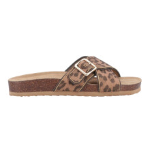 (6 UK, Tan) Rocket Dog Womens/Ladies Annie Tigg Leopard Sandals