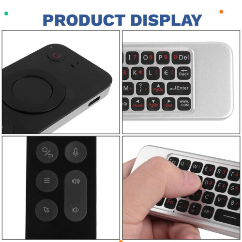 W3 2.4G Wireless Voice Air Mouse Remote Controller  Keyboard for Android TV BOX / Windows / Gyroscope Remote 1