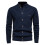 (Green,L)Men Solid Color Knit Top With Simple Design And High Flexibility Winter For 7
