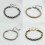 (Silver Multi)Titanium Steel Female Jewelry With Geometric Shape Electroplated Style Surface 3