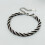 (Silver Multi)Titanium Steel Female Jewelry With Geometric Shape Electroplated Style Surface 5