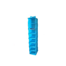 (Blue)8 Fächer Vliesstoff Schuh Kleiderschrank Zubehör Organizer Aufbewahrung