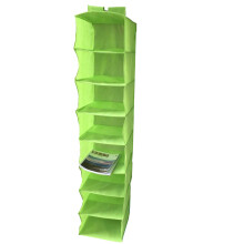 (Green)8 Fächer Vliesstoff Schuh Kleiderschrank Zubehör Organizer Aufbewahrung