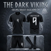 (Matches the image, 24) 2026 Norway National Team Haaland Football Jersey Set Children Adult Away Sportswear Soccer Shirt Shorts Socks