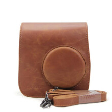(Brown)Suitable For Fujifilm Instax Mini 8 9 Digital Protective Camera Case Covers
