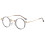 (Leopard Pattern)Geometric Round Flat Frame Glasses With Blue Light Filtering For Teen Use 5