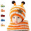 (Orange)Childrens Beeshaped Hat Fivepointed Star Decoration Twopiece Material Plush 2