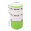 Edelstahl Thermo-Lunchbox stapelbar 3-lagig 11