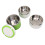 Edelstahl Thermo-Lunchbox stapelbar 3-lagig 8