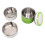 Edelstahl Thermo-Lunchbox stapelbar 3-lagig 6