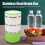 Edelstahl Thermo-Lunchbox stapelbar 3-lagig 17