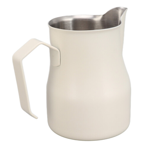 Latte-Krug 350 ml Edelstahl 304 mattweiß 1