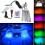 Car Rgb Led Neon Interior Light Strip Wireless Remote Control Decorative Lights 5