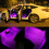Car Rgb Led Neon Interior Light Strip Wireless Remote Control Decorative Lights 6