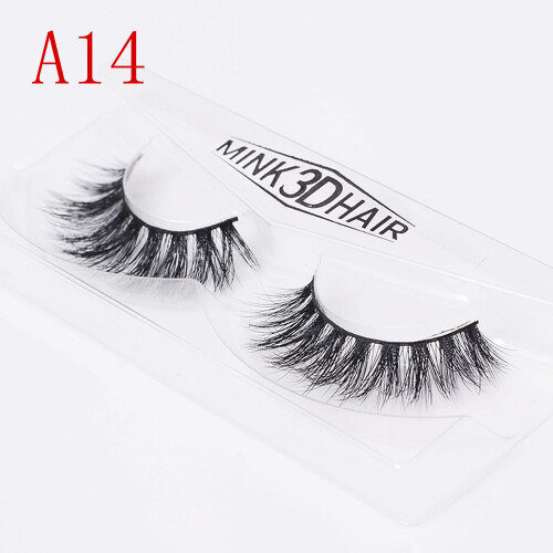 (A14)False Eyelashes Handmade Long Lashes Stereo Dense Multilayer Enlarge Eyes Your