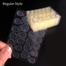(Style A)Transparent Double Sided Sticky Jelly Nail Adhesive Extended Manicure Lifespan