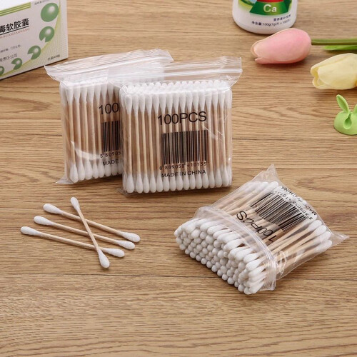 (30pcs/Bag)30100 Microcepillos Desechables Ultrapequeños de Algodón Sin Pelusa Brotes de Madera 2
