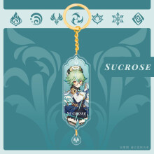 (Sucrose)Genshin Nahida Acrylic Double Sided Keychain Cartoon Multiregional Keychains