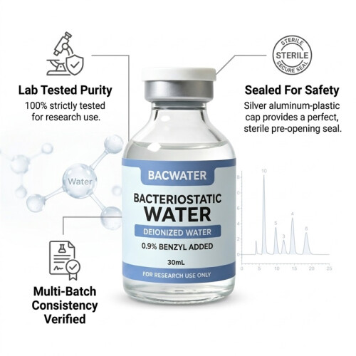 (30ml, 1vials) BAC Water 30 ml Fläschchen, Laborreagenz
