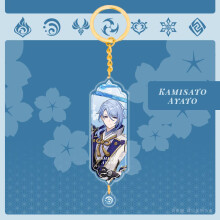 (Kamisato)Genshin Nahida Acrylic Double Sided Keychain Cartoon Multiregional Keychains