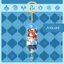 (Nilou)Genshin Nahida Acrylic Double Sided Keychain Cartoon Multiregional Keychains
