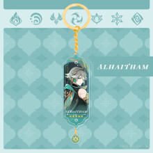 (Alhaitham)Genshin Nahida Acrylic Double Sided Keychain Cartoon Multiregional Keychains
