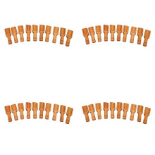40PCs Wooden Scoop Salt Sugar Coffee Spoon Kitchen Cooking Tool