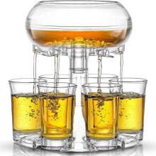 2 Ensemble 6 Verres à Liqueur Vin Whisky Bière Distributeur Jeux Distributeur Vin Whisky Bière Vin Alcool Jeux Boire