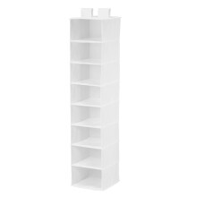 (White,8 Layer)Hänge Aufbewahrungstasche Multifunktional Aufbewahrung Halter Regal Vertikal Schlafzimmer Würfel
