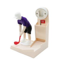 (D) Soccer Bottle Opener Beer Bottle Opener With Cap Slot Home Bar Decor Soccer Lover Gift
