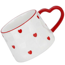 2026 Ceramic Heart Design Mug for Storage Coffee Mug Festival Gift