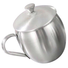 Tasses à lait en acier inoxydable 2026 pour le café, lot de 4, résistantes à l'usure, pour un usage domestique.