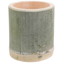 Vaso para postres 2026, vaso portátil para helado, vaso de bambú para el hogar y la cocina, vaso para servir bebidas.