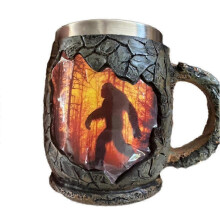 2026 Forest Fire Mug Special Mugs Flame Coffee Mug Design With 3D Relief 200Ml